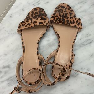 A New Day Leopard Print Sandals Size 8
